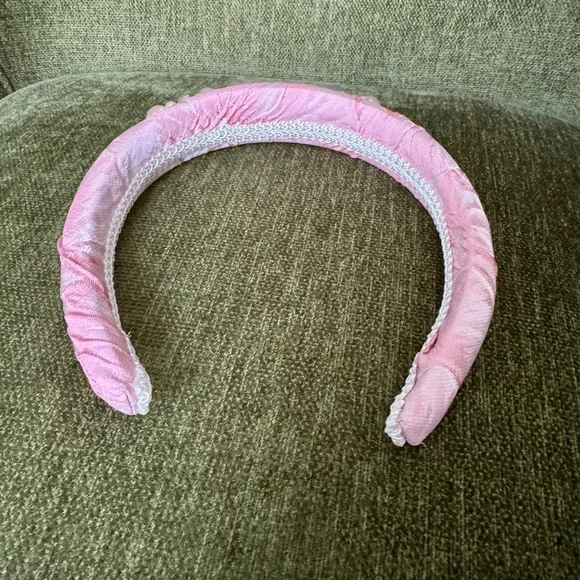 Anthropologie Sister Jane Collectors Pearl Embellished Headband Pink - Picture 7 of 7
